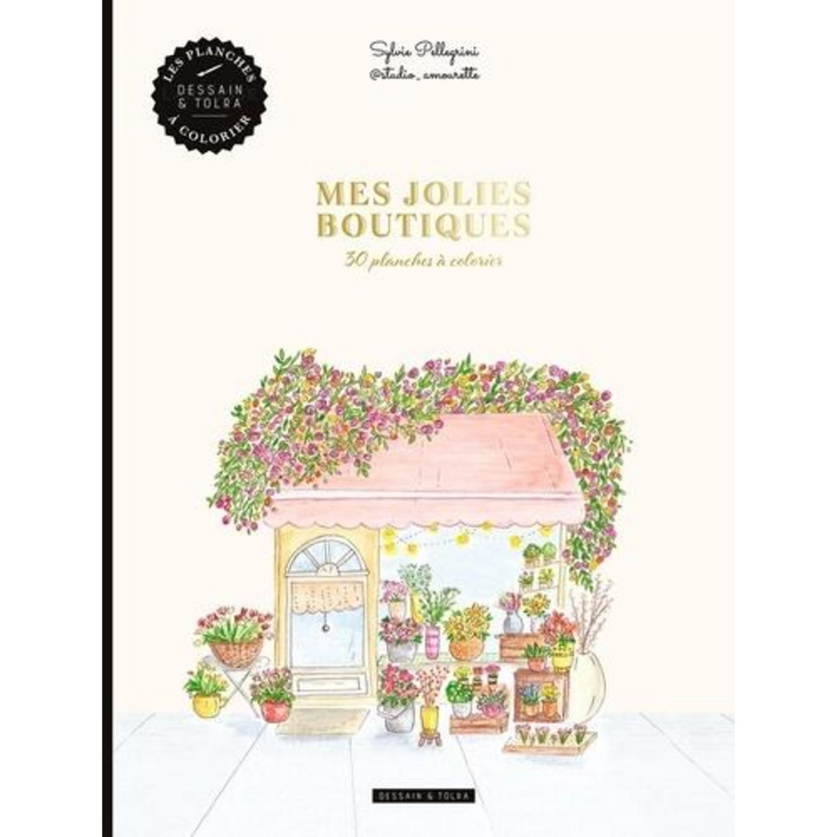 MES JOLIES BOUTIQUES. 30 PLANCHES A COLORIER, Pellegrini Sylvie