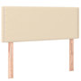 Voir la diapositive 2 : VIDAXL Tete de lit Creme 80x5x78/88 cm Tissu