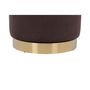 Voir la diapositive 6 : Paris Prix Tabouret Pivotant en Velours  Viktor  68cm Marron