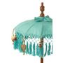 Voir la diapositive 3 : Paris Prix Parasol Déco Avec Pompons  Dayu  85cm Bleu