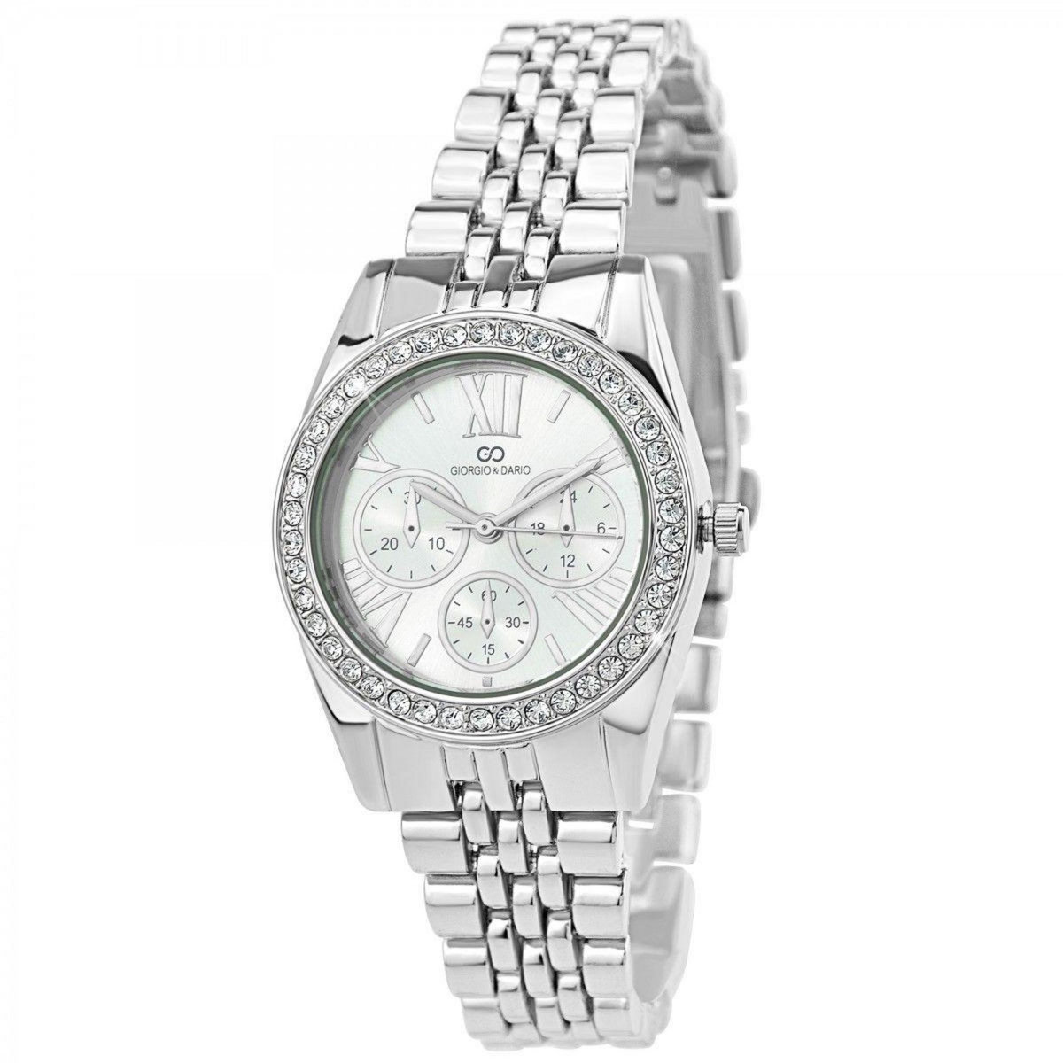 SC CRYSTAL Montre Ayla élégante ornée de Cristaux scintillants par SC Crystal