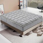 ILOVESLEEP Matelas Ressort ELITE - Accueil Mémoire De Forme - Epaisseur 27 cm - Ferme. Coloris disponibles : Noir