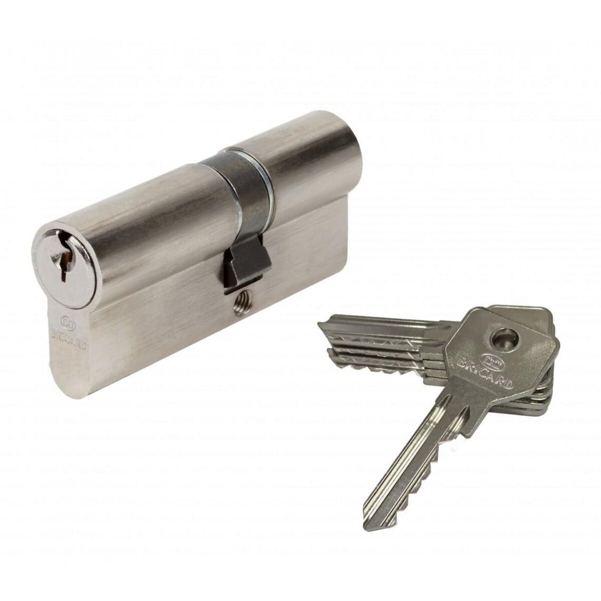 CENTRALE BRICO Cylindre de serrure BRICARD alpha débrayable L.30 + 40 mm