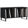 Voir la diapositive 3 : VIDAXL Armoire a disques noir 100x38x48 cm bois d'ingenierie