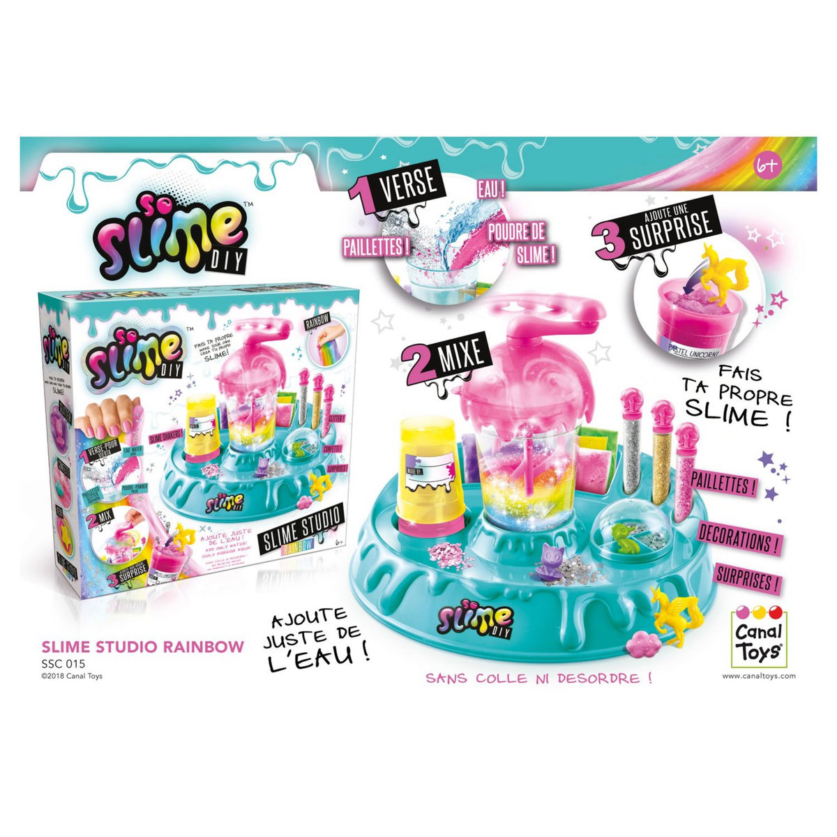 CANAL TOYS Slime Factory Studio Rainbow