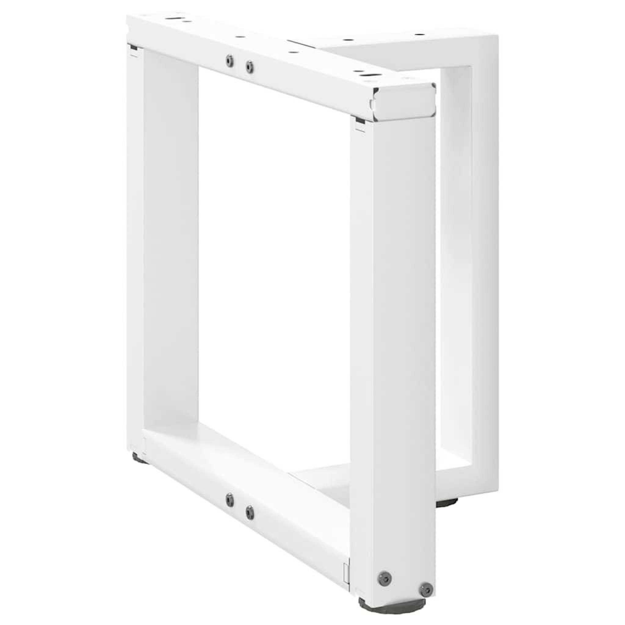 Voir la diapositive 4 : VIDAXL Pieds de table basse forme de T 2 pcs 50x25x(42-43) cm acier