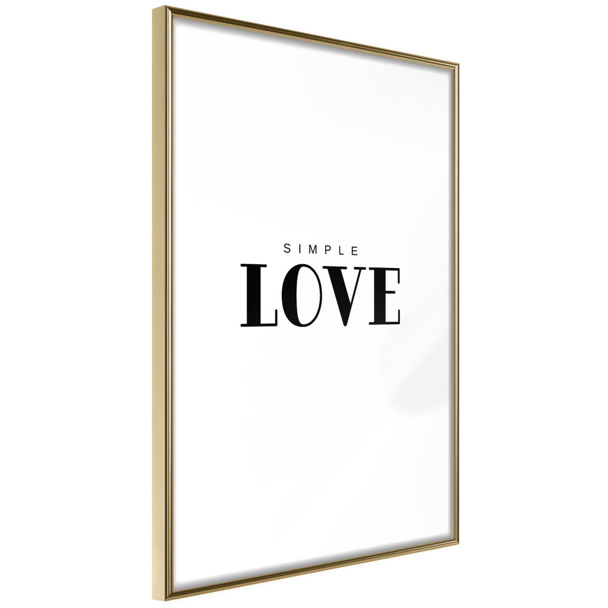 Paris Prix Affiche murale encadrée  simple love