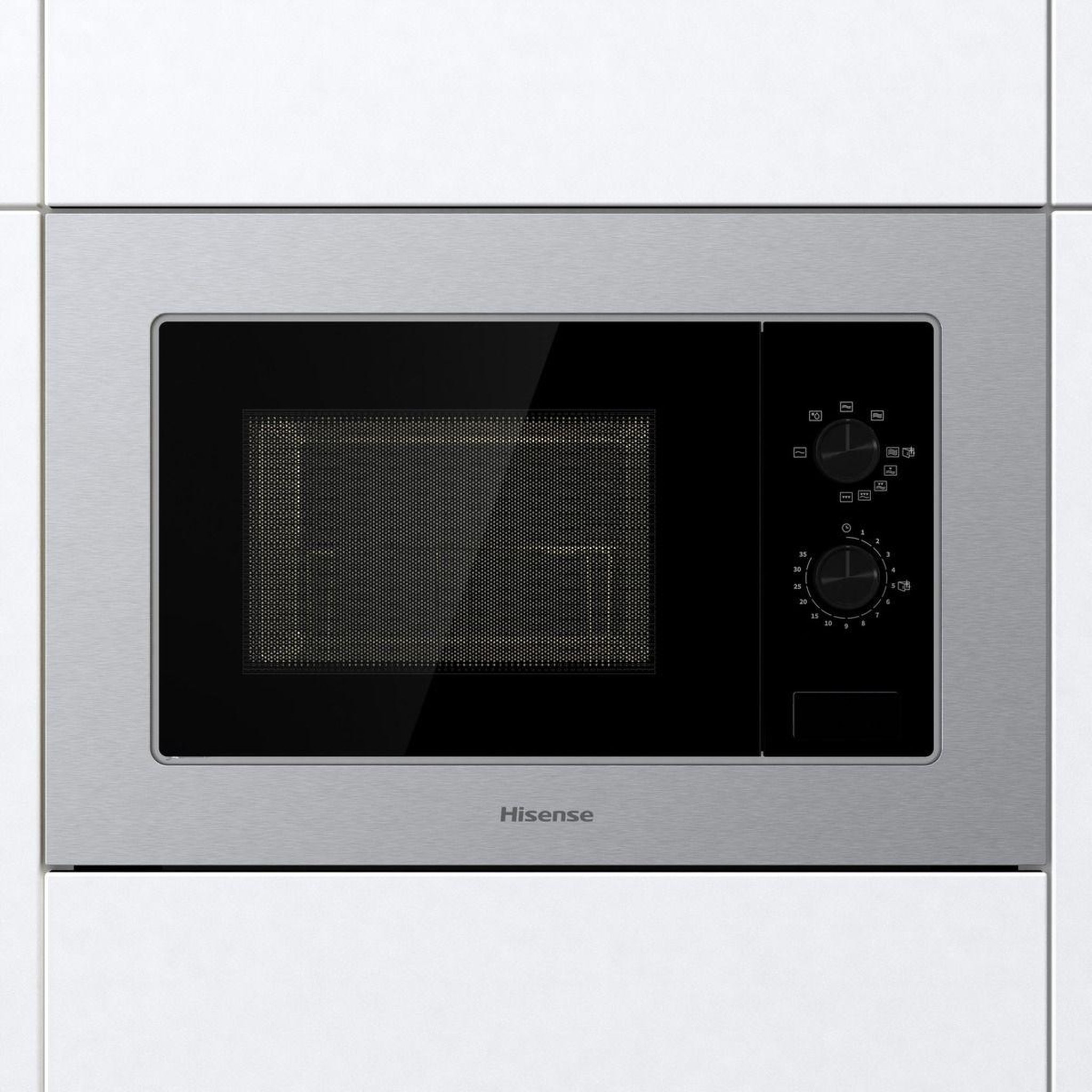 Voir la diapositive 3 : Hisense Micro ondes grill encastrable BIM320G11X
