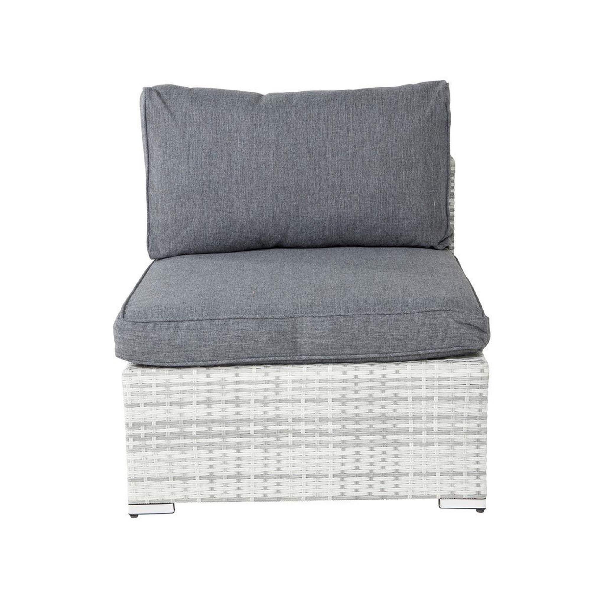 Voir la diapositive 2 : Paris Prix Module canapé de jardin  amazona  87cm blanc