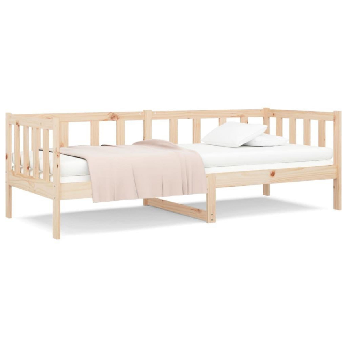 VIDAXL Lit de jour sans matelas 90x190 cm bois de pin massif