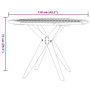 Voir la diapositive 6 : VIDAXL Table de jardin ronde Ø85x75 cm bois d'acacia solide
