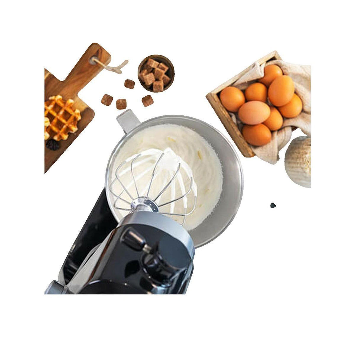 CECOTEC Robot pâtissier Cecotec 800 W bol inox 5,2 L noir