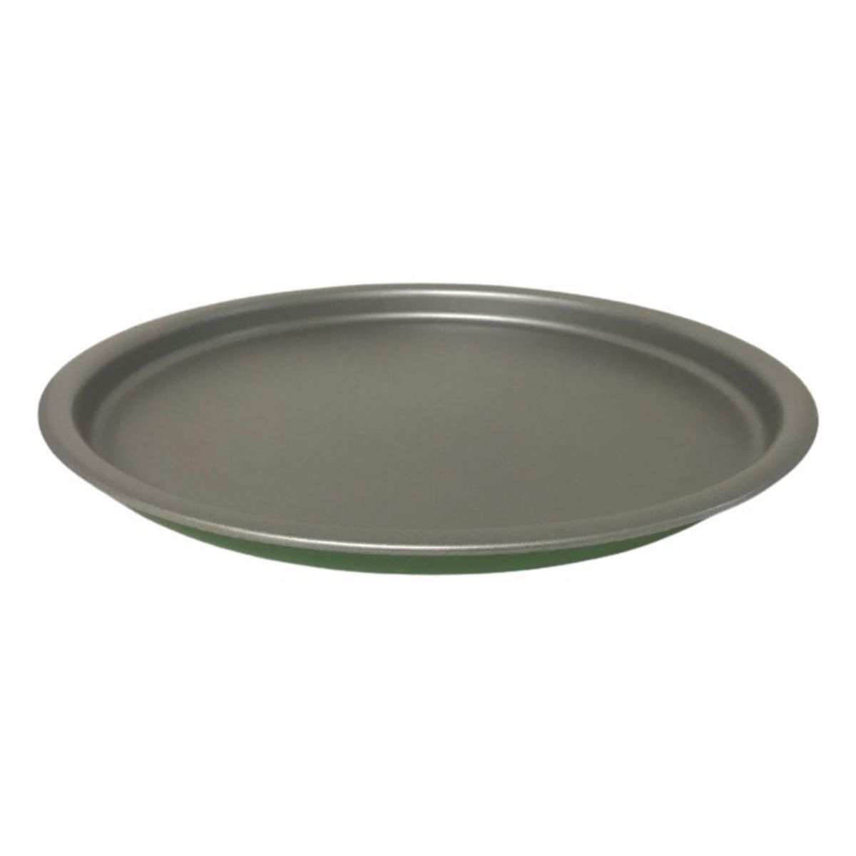 ACTUEL Plaque à pizza 33cm en aluminium recyclé gris et vert