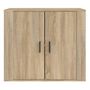 Voir la diapositive 3 : VIDAXL Buffet Chene sonoma 80x33x70 cm Bois d'ingenierie