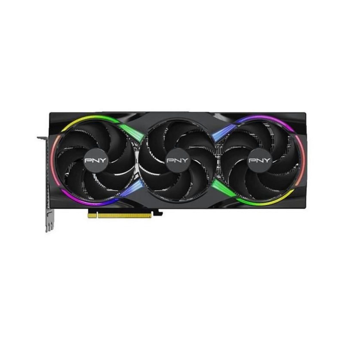 PNY Carte graphique - PNY - GeForce RTX 5090 - 32 Go - ARGB - Overclockée - Triple ventilateur (VCG509032TFXXPB1-O)