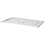 Voir la diapositive 2 : VIDAXL Couvercles de plateau 2 pcs GN 1 1 Acier inoxydable