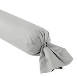 DODO Taie de traversin Studio Coton Gris Perle. Coloris disponibles : Gris