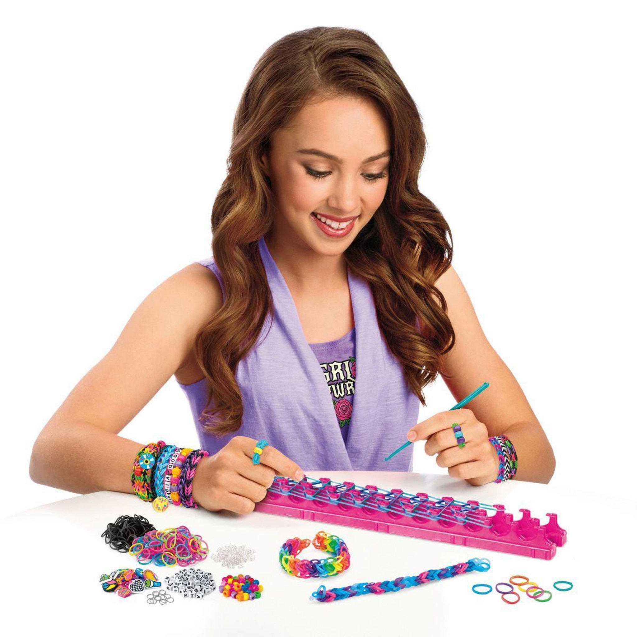 Voir la diapositive 3 : Lexibook Kit de bracelet élastiques à tisser Rock 'n' roll