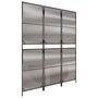 Voir la diapositive 4 : VIDAXL Cloison de separation 3 panneaux marron resine tressee