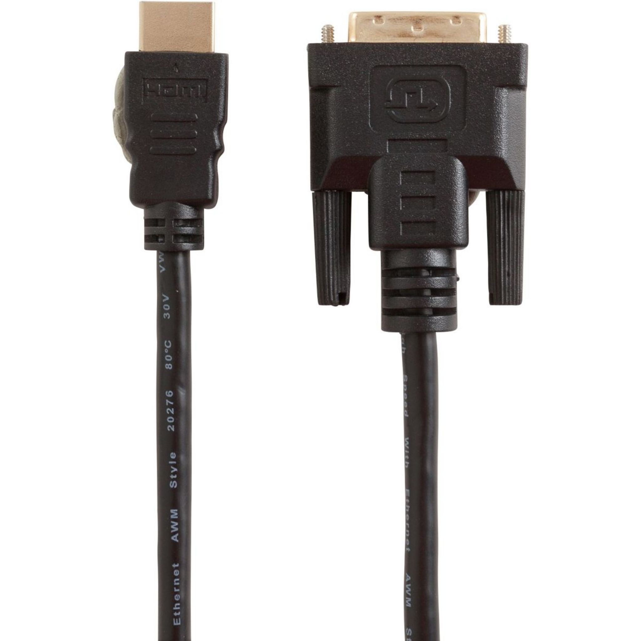 ESSENTIEL B Câble HDMI / DVI 1M80 HDMIDVI Male/Male pas cher Auchan.fr