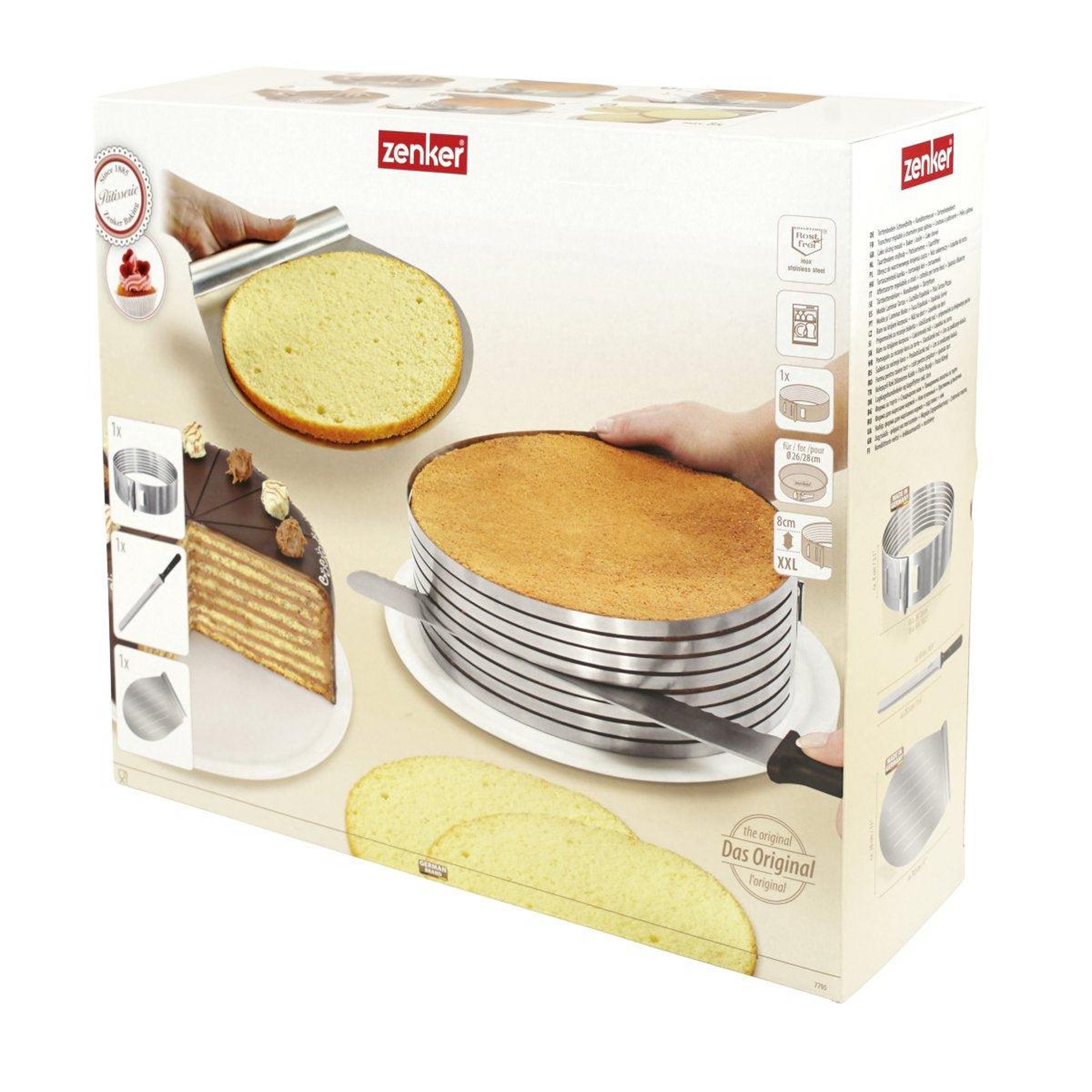 Voir la diapositive 6 : ZENKER Set d'ustensiles de pâtisserie pour layer cake zenker smart pastry