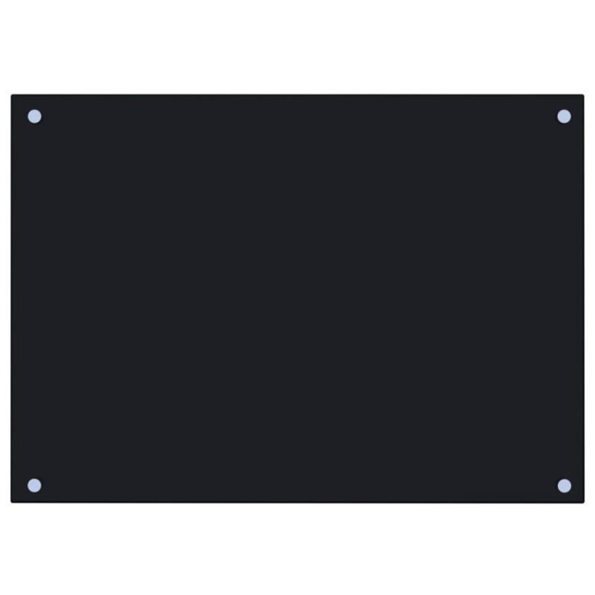 VIDAXL Dosseret de cuisine Noir 70x50 cm Verre trempé