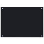 Voir la diapositive 2 : VIDAXL Dosseret de cuisine Noir 70x50 cm Verre trempé