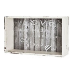 Paris Prix Étagère Murale Vintage  Love  33cm Gris