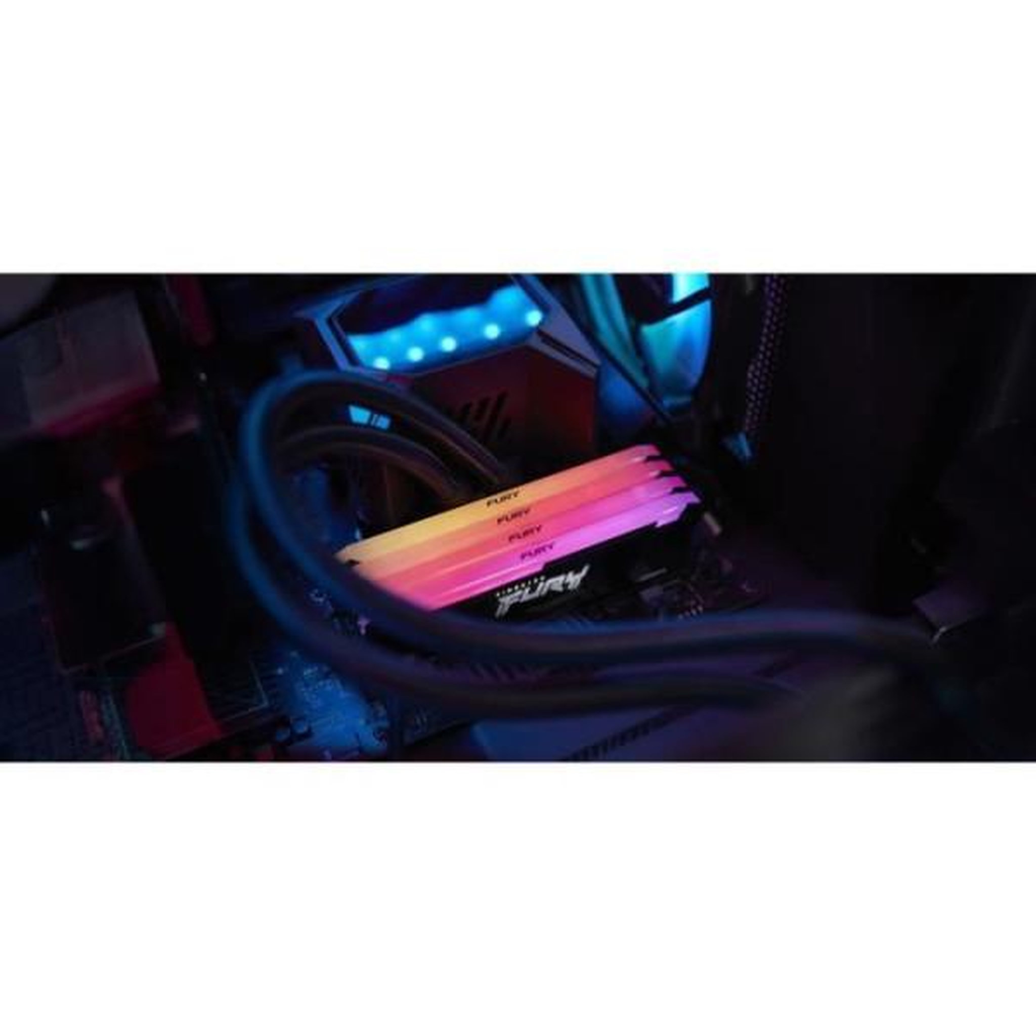 Voir la diapositive 4 : Kingston Mémoire DDR4 - KINGSTON - FURY Beast - 32 Go (2 x 16 Go) - 3600 Mhz - CL18