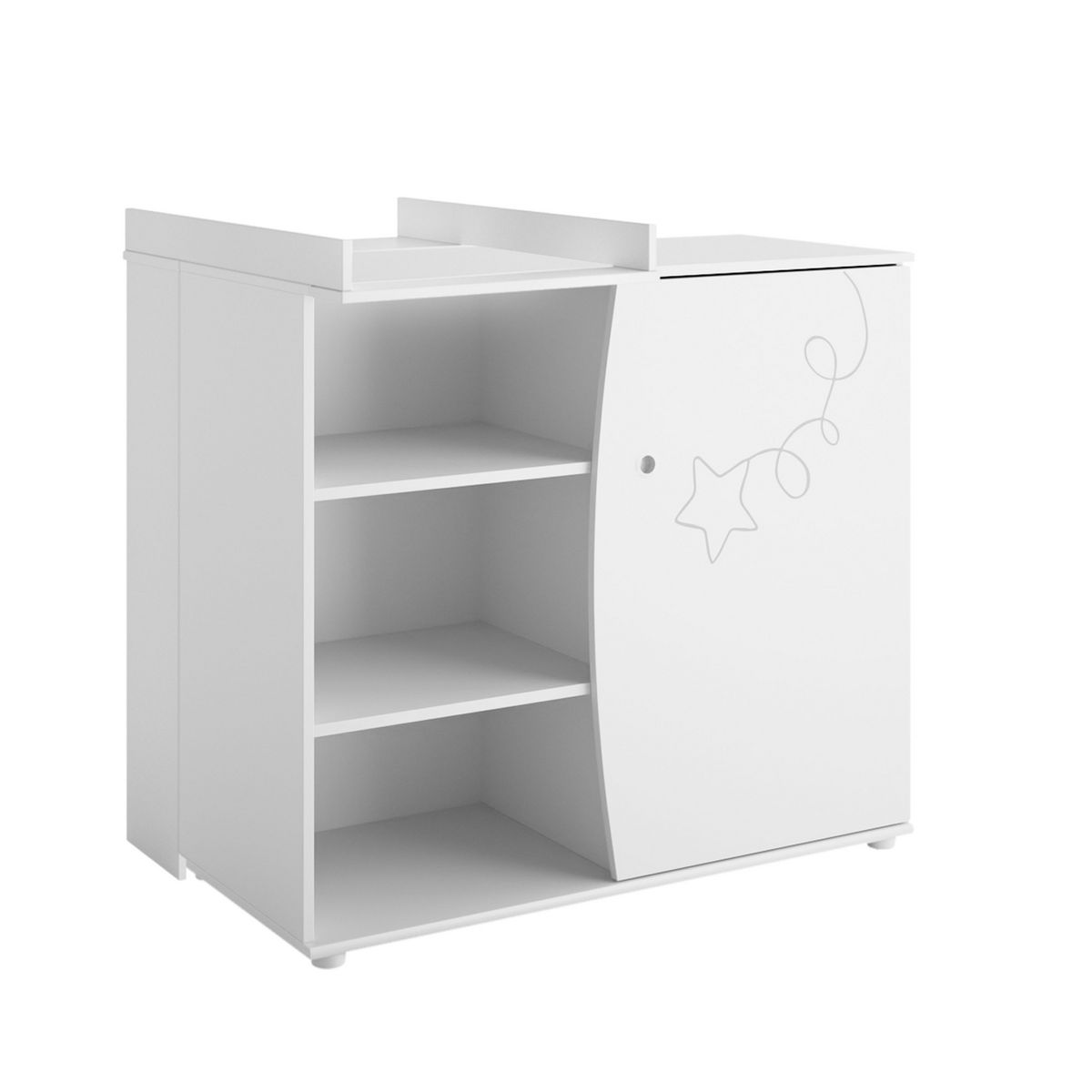 GAMI Plan à langer ALINE  coloris blanc 