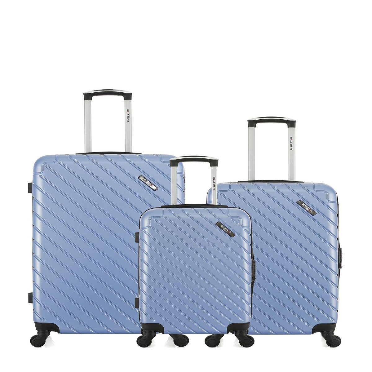 BLUESTAR BLUESTAR - LOT DE 3 - Valises grand format, weekend et cabine CITE