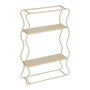Voir la diapositive 1 : ATMOSPHERA Étagère Murale Design Vague  Judy  58cm Beige