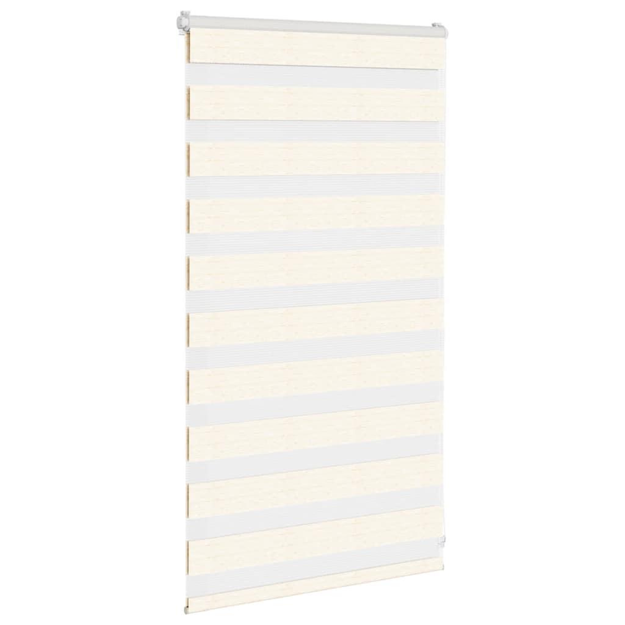 Voir la diapositive 3 : VIDAXL Store zebre beige marbre largeur du tissu 75,9 cm polyester