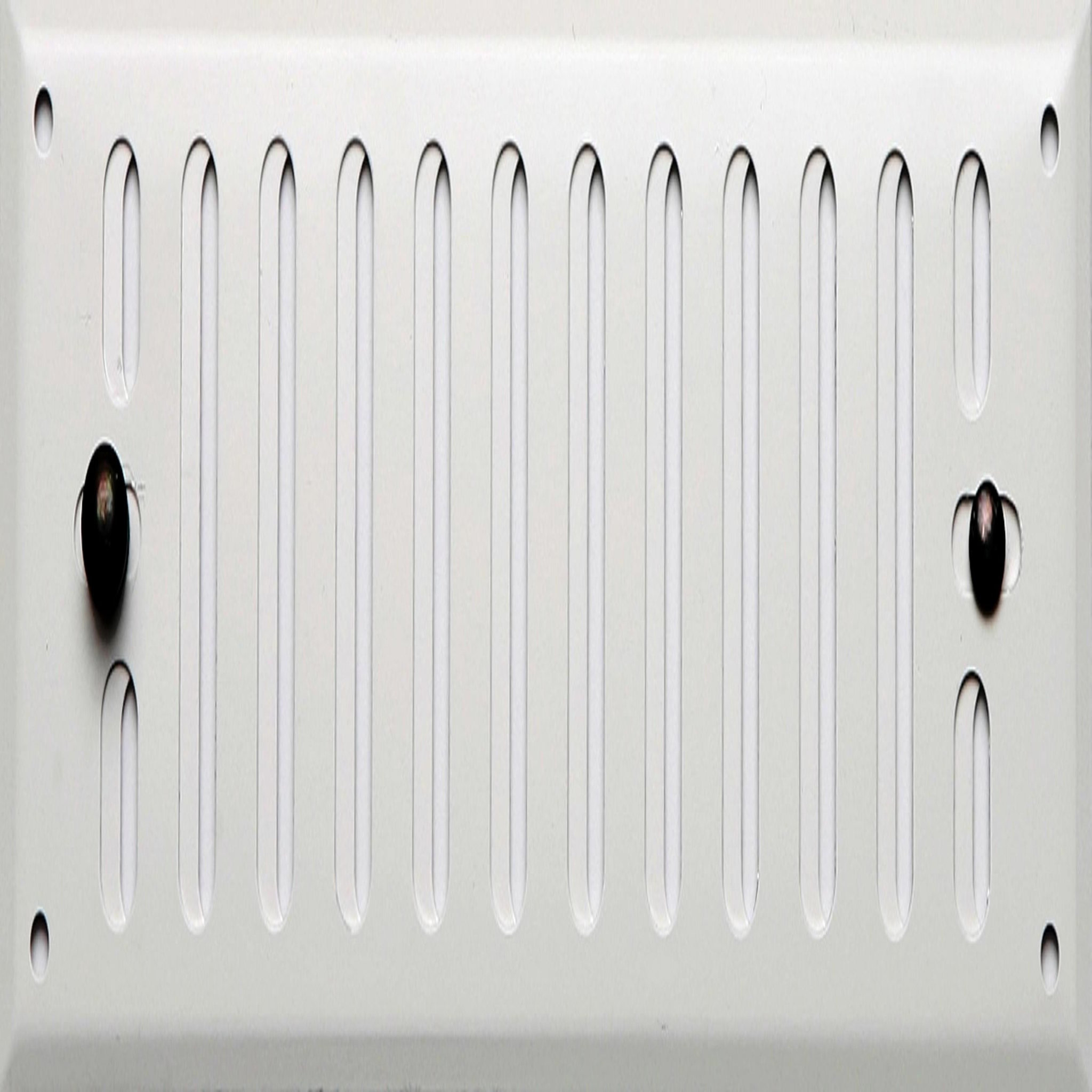 CENTRALE BRICO Grille d'aération aluminium laqué, L.24 x l.7 cm