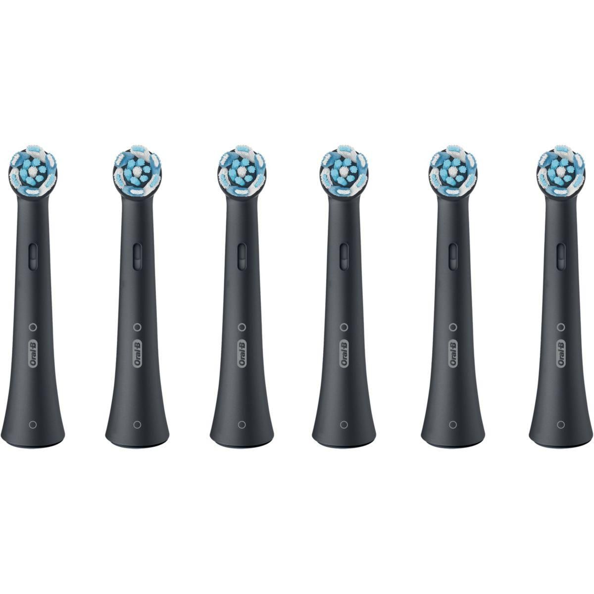 ORAL B Brossette dentaire 6 XL Pack iO Ultimate Clean (Black)