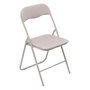 Voir la diapositive 1 : FIVE Chaise pliante en PVC - Beige