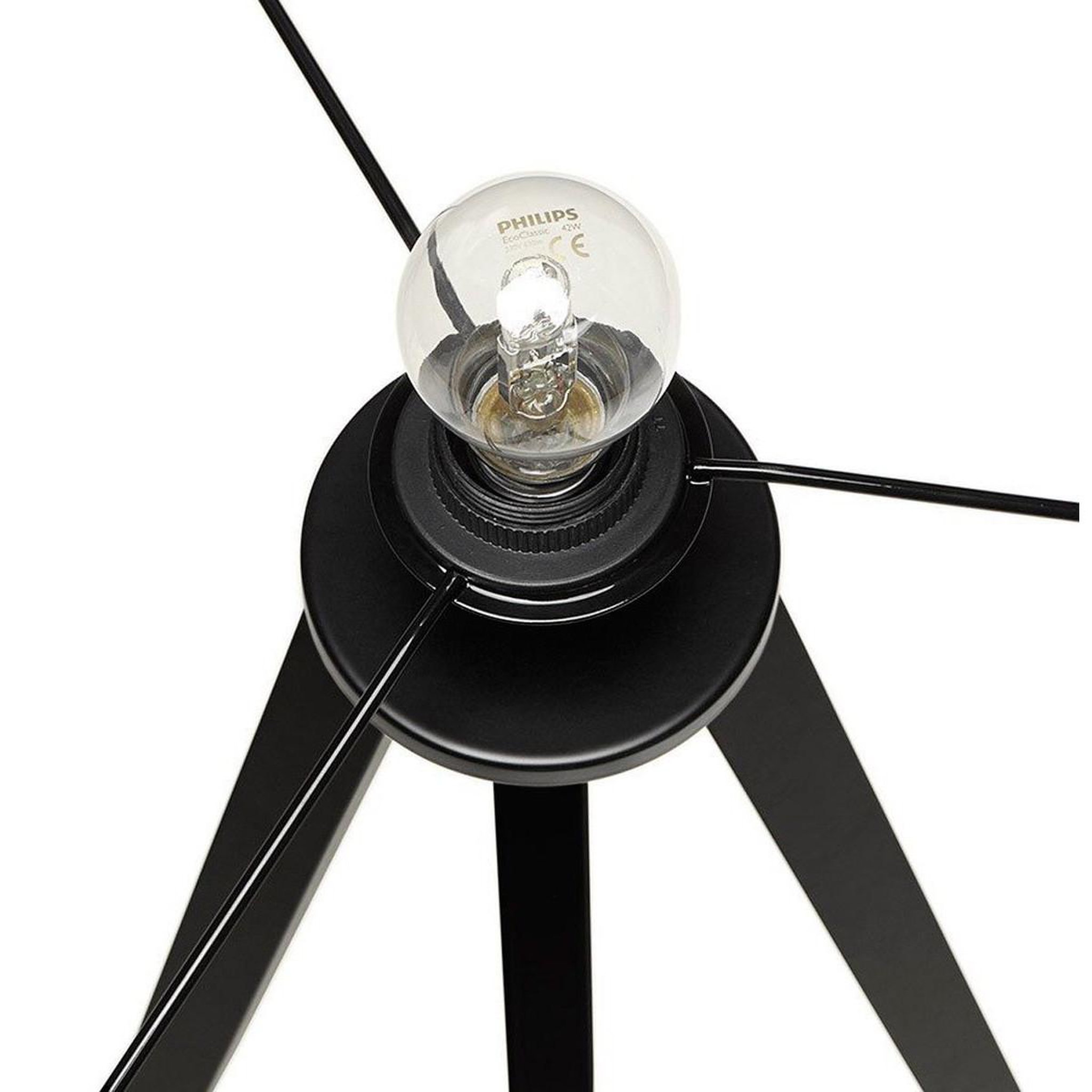 Voir la diapositive 5 : Paris Prix Lampe à poser design  mala  64cm gris & noir