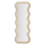 Paris Prix Miroir Mural en Velours  Emily  160cm Crème