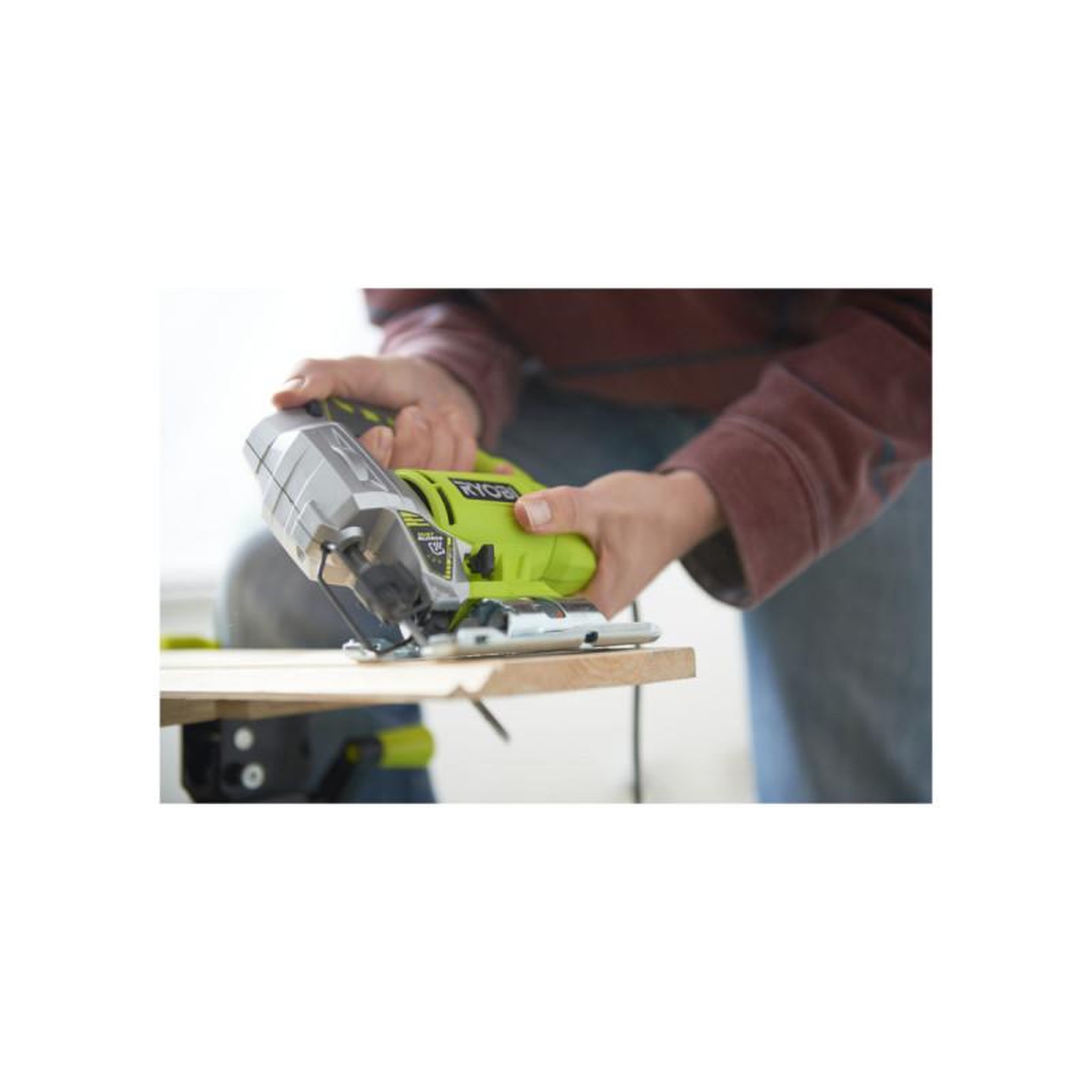 Voir la diapositive 4 : Ryobi Scie sauteuse électrique RYOBI 500W 75mm bois RJS750-G
