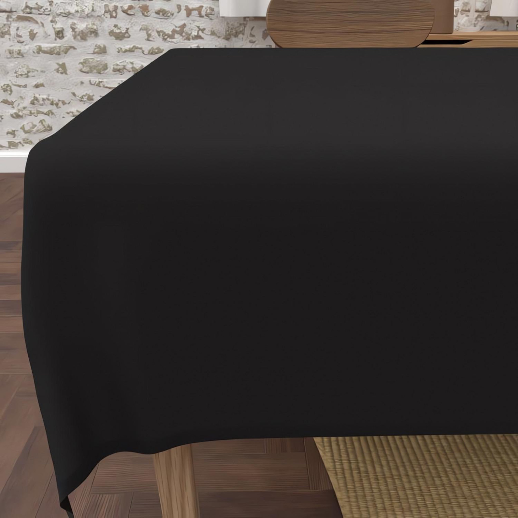 Voir la diapositive 1 : SOLEIL D'OCRE Nappe anti-tâches en microfibre lavée BOHEME, par Soleil d'Ocre