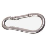 FAITHFULL Lot de 4 mousquetons en acier zingué Ø 4x40mm