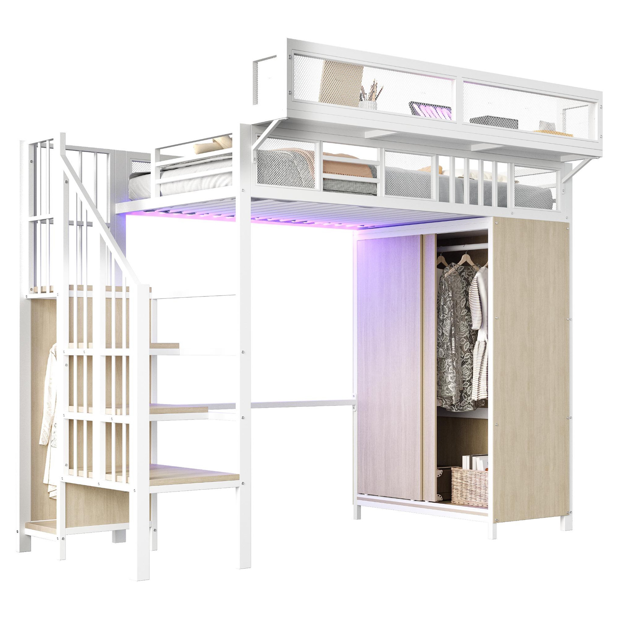 Voir la diapositive 1 : MERAX Lit mezzanine