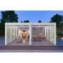 Voir la diapositive 4 : Pergola Bioclimatique autoportée 4x6 m - Aluminium - Blanc -  VS OmBREA®