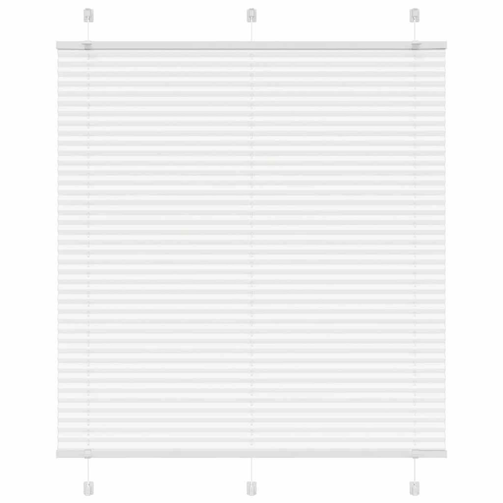VIDAXL Store plisse blanc 115x100cm largeur du tissu 114,4cm polyester