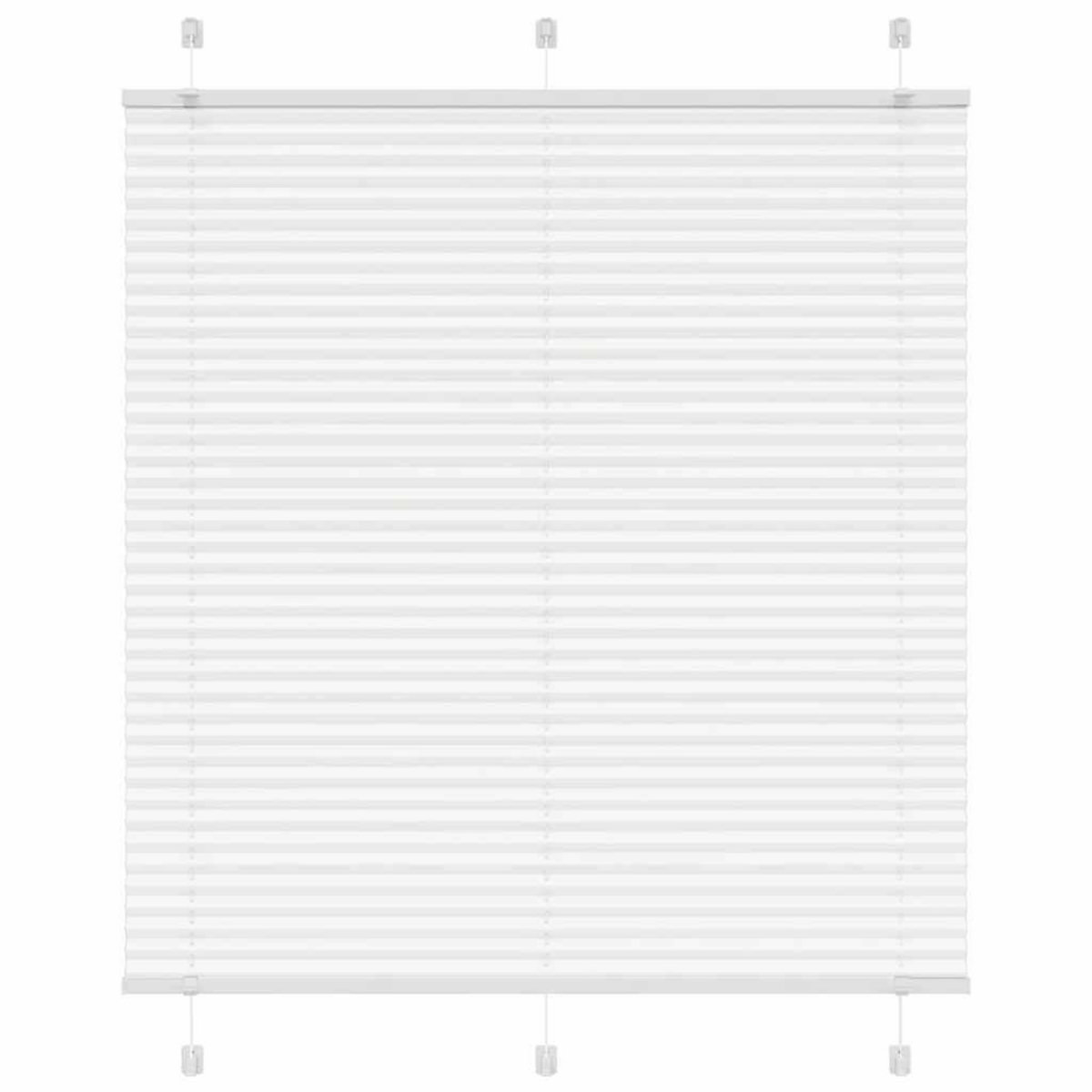 VIDAXL Store plisse blanc 115x100cm largeur du tissu 114,4cm polyester