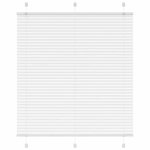 VIDAXL Store plisse blanc 115x100cm largeur du tissu 114,4cm polyester