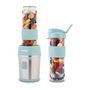 Voir la diapositive 4 : HKOENIG Mini blender - SMOO16 - 300 W - 570 mL - Bleu pastel - 2 gourdes incluses