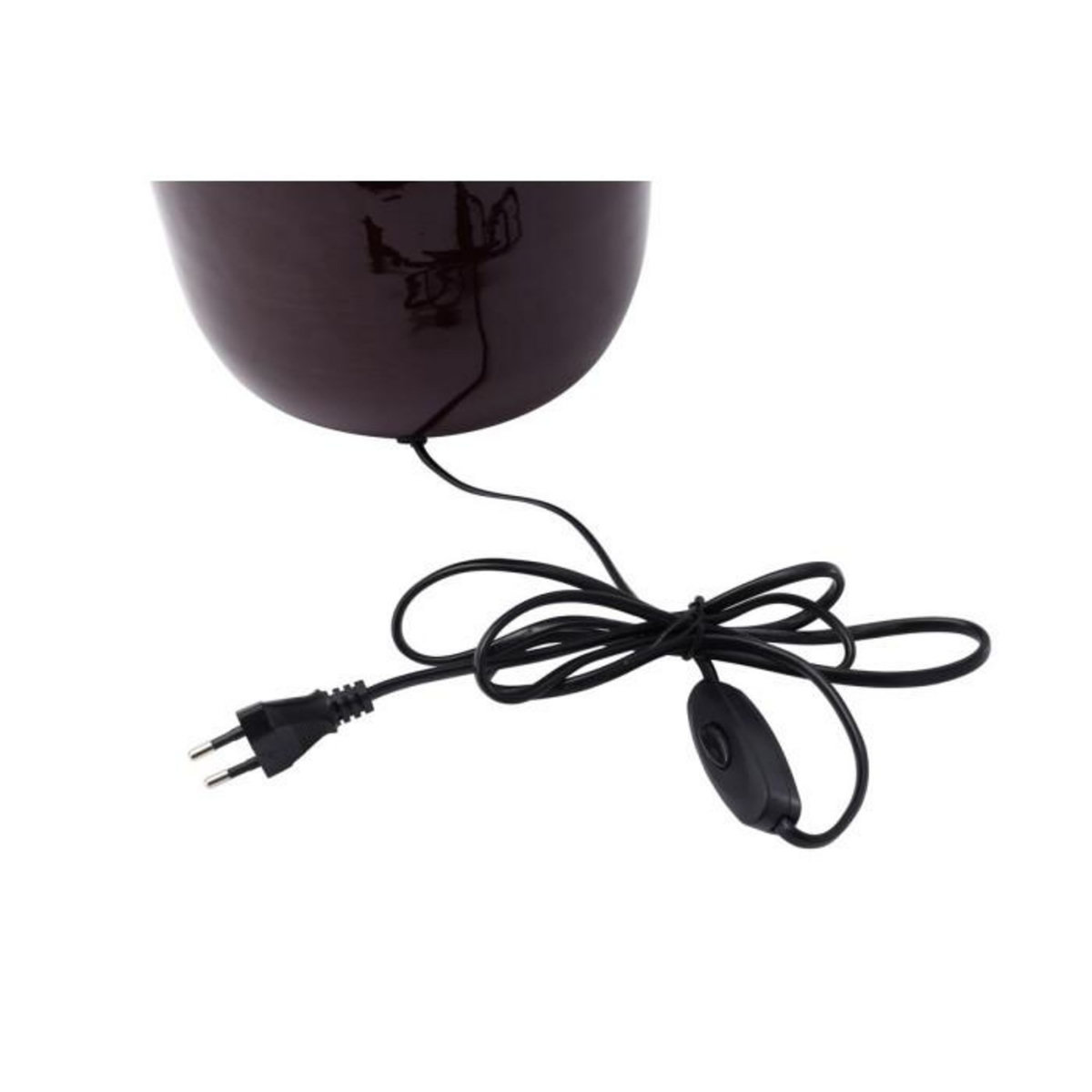 Paris Prix Lampe à Poser Design  Arto  57cm Violet & Argent