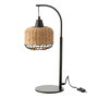 Voir la diapositive 1 : Paris Prix Lampe à Poser Lanterne en Métal  Eldon  52cm Naturel