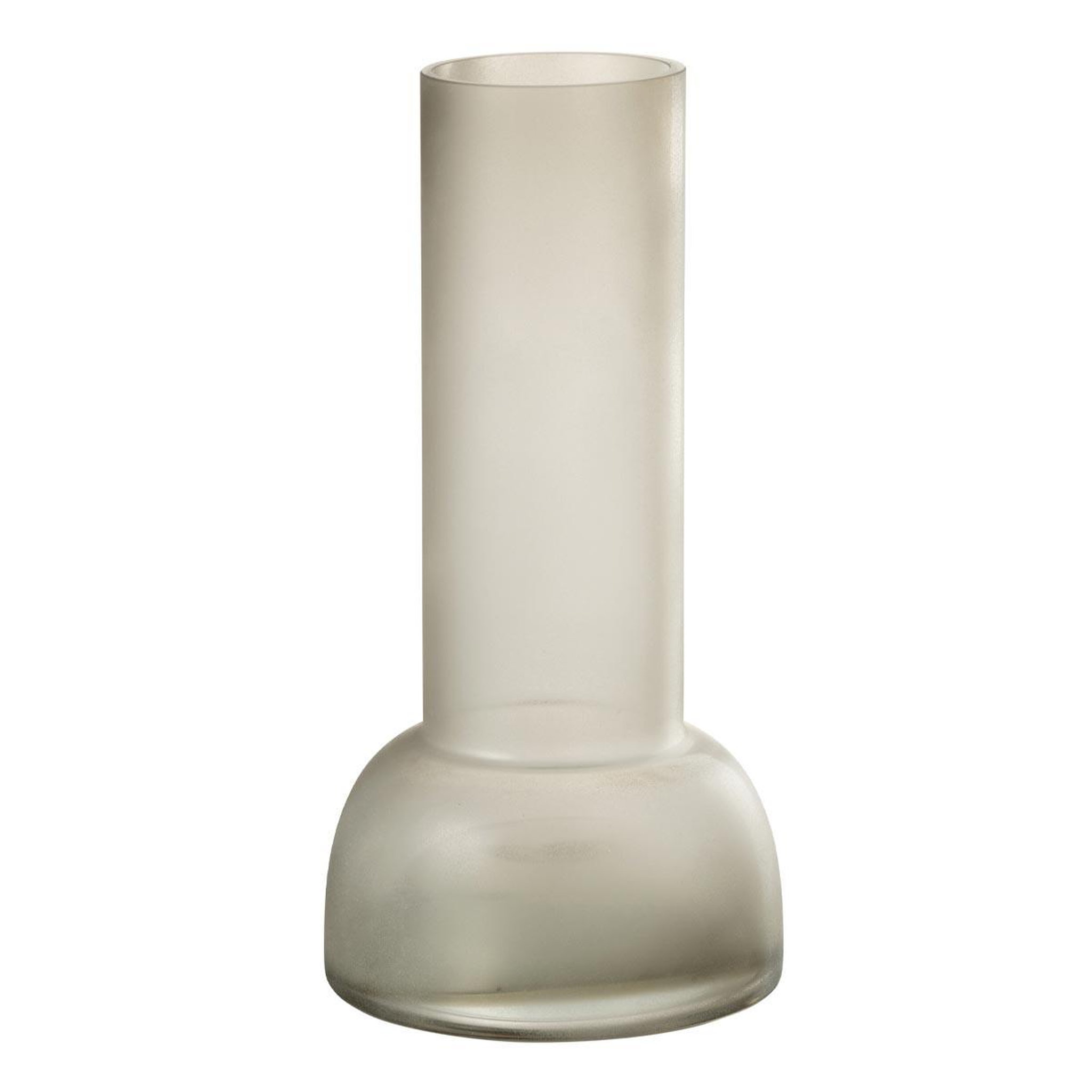J-LINE Vase chandelier en verre  yoko  32cm grège